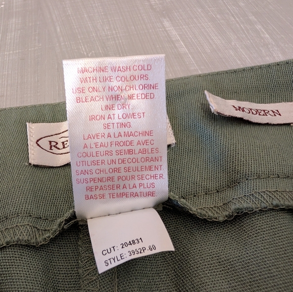 Northern Reelections Modern 98% Cotton  Pants Leaf/ green Straight leg… - Picture 13 of 14